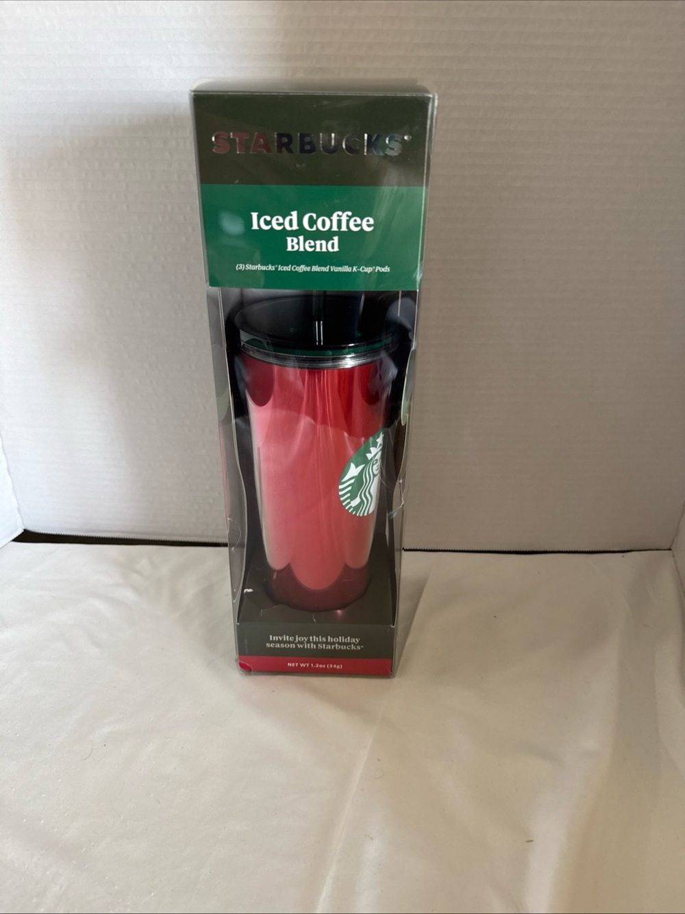 Starbucks Red Travel Tumbler with Logo